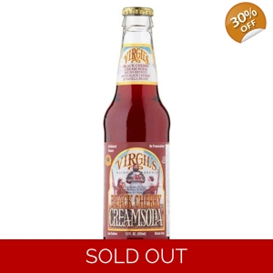 Virgil's Black Cherry Cream Soda 355ml - Virgils American Soft Drink